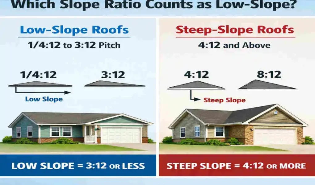 House Roofs: Which Slope Ratio Counts as Low-Slope?