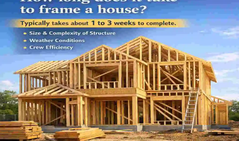 after framing how long to finish house