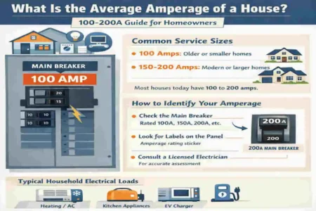 What Is the Average Amperage of a House? 100-200A Guide for Homeowners