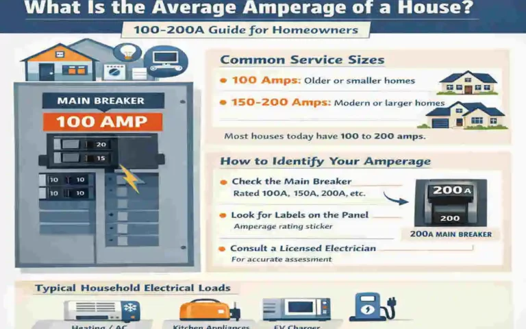 What Is the Average Amperage of a House? 100-200A Guide for Homeowners
