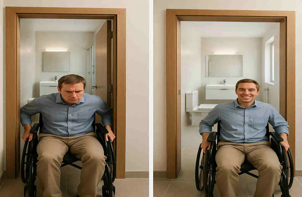 How to Widen a Bathroom Doorway to Improve Your House Space