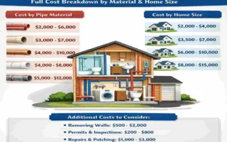 how much to replace plumbing pipes