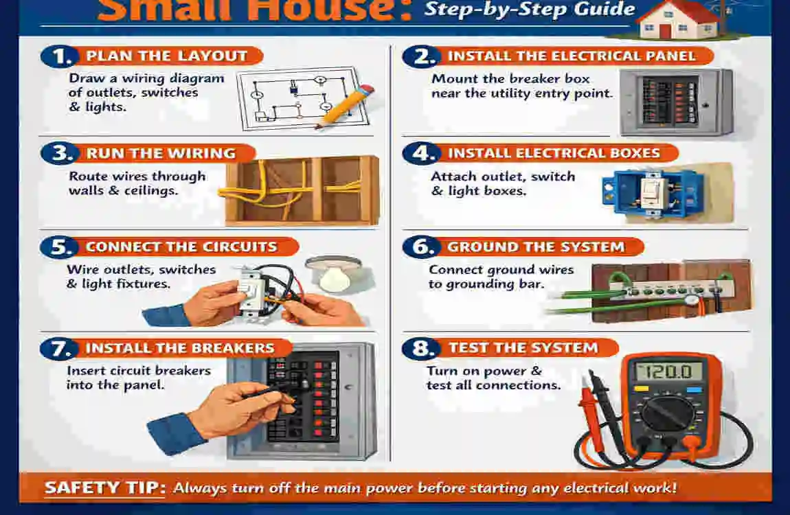 how to wire a small house