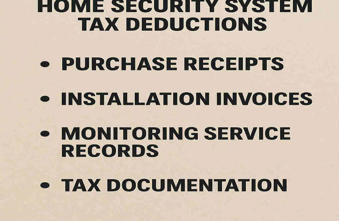 How to Determine If Home Security Systems Are Tax Deductible