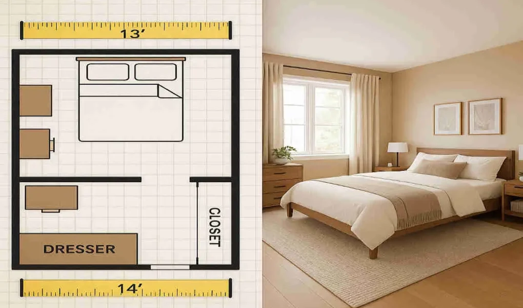Perfect Bedroom Size in an 806 Sqft House: Space Tips