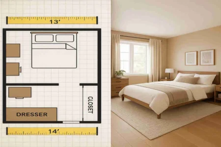 Perfect Bedroom Size in an 806 Sqft House: Space Tips