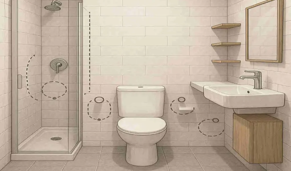 Best Spots to Place Toilet Paper Holder in Small House Bathrooms