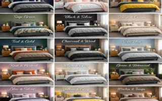 what colours go with grey carpet in bedroom