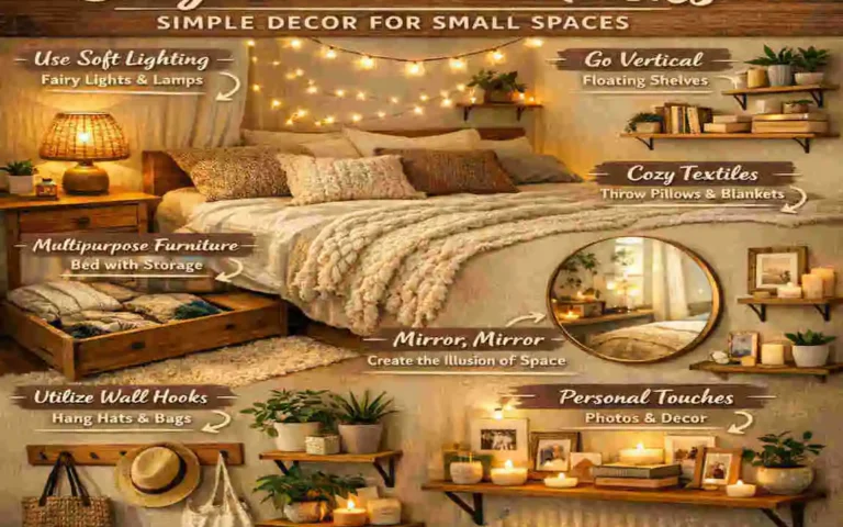 Cozy Bedroom Hacks: Simple Decor for Small Spaces