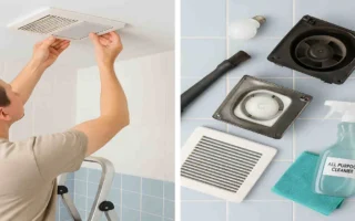 How to Clean a Bathroom Exhaust Fan with Light: Easy DIY Maintenance Tips for a Fresher Bathroom