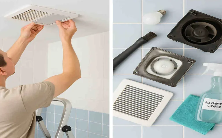 How to Clean a Bathroom Exhaust Fan with Light: Easy DIY Maintenance Tips for a Fresher Bathroom