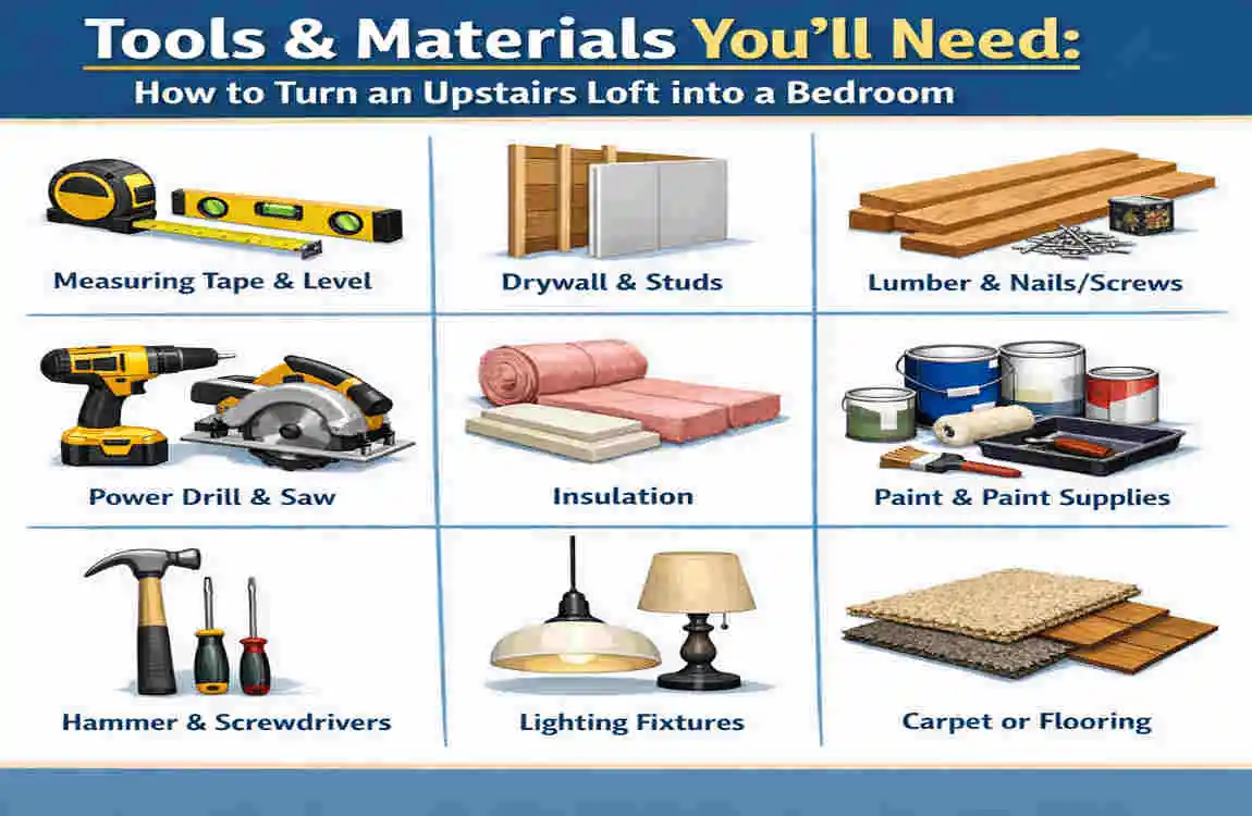 Upstairs Loft into a Dream Bedroom