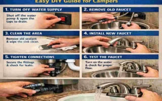 How to Replace RV House Bathroom Sink Faucet: Easy DIY Guide for Campers