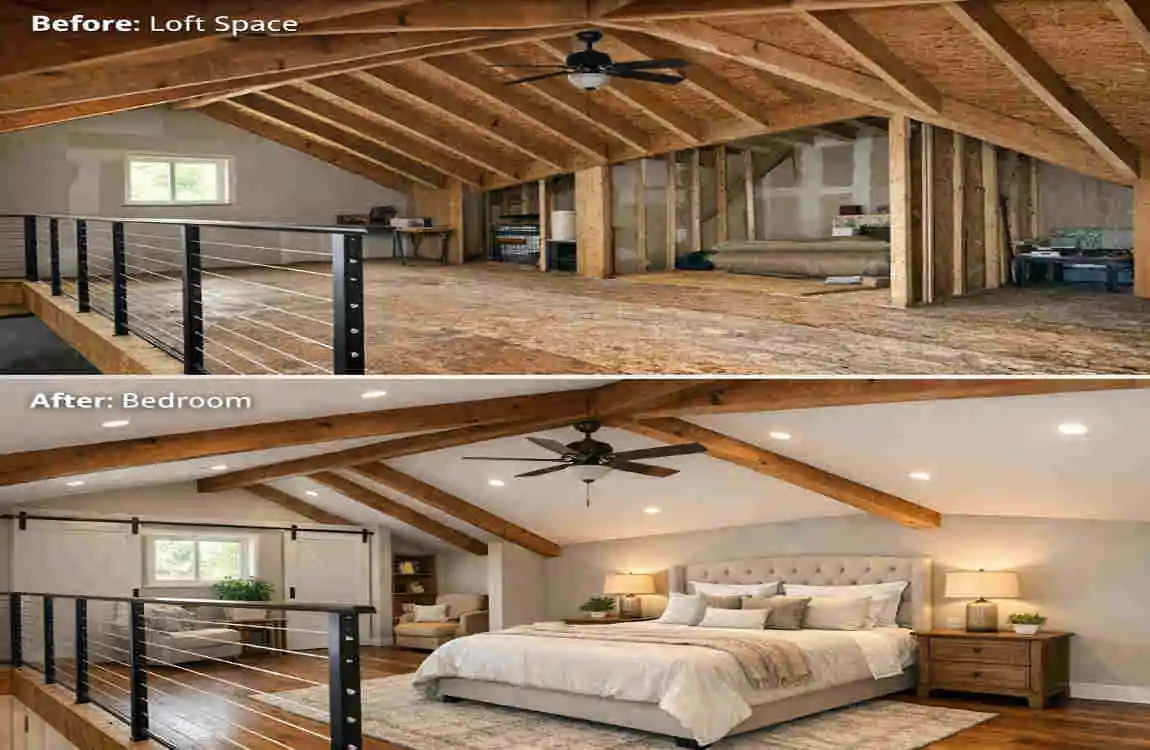 Ultimate Guide: How to Turn an Upstairs Loft into a Dream Bedroom in Your House