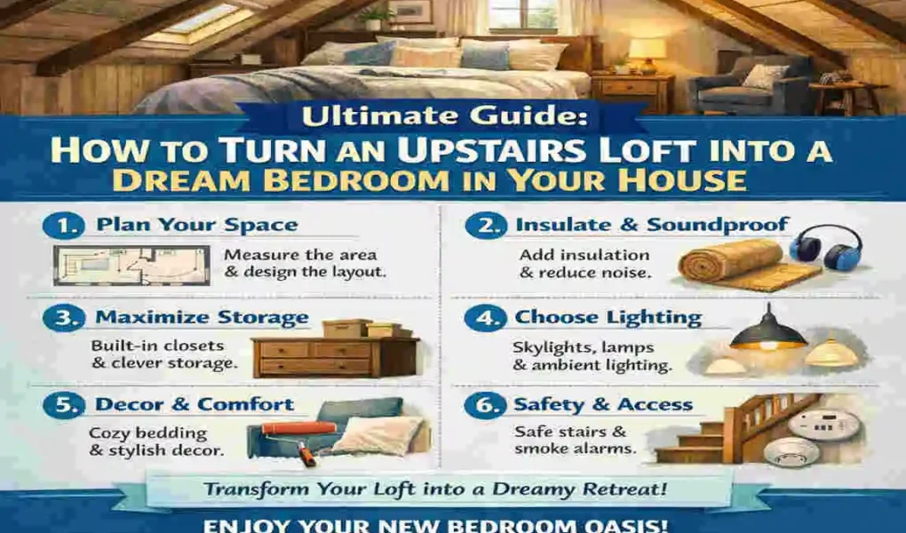 Ultimate Guide: How to Turn an Upstairs Loft into a Dream Bedroom in Your House