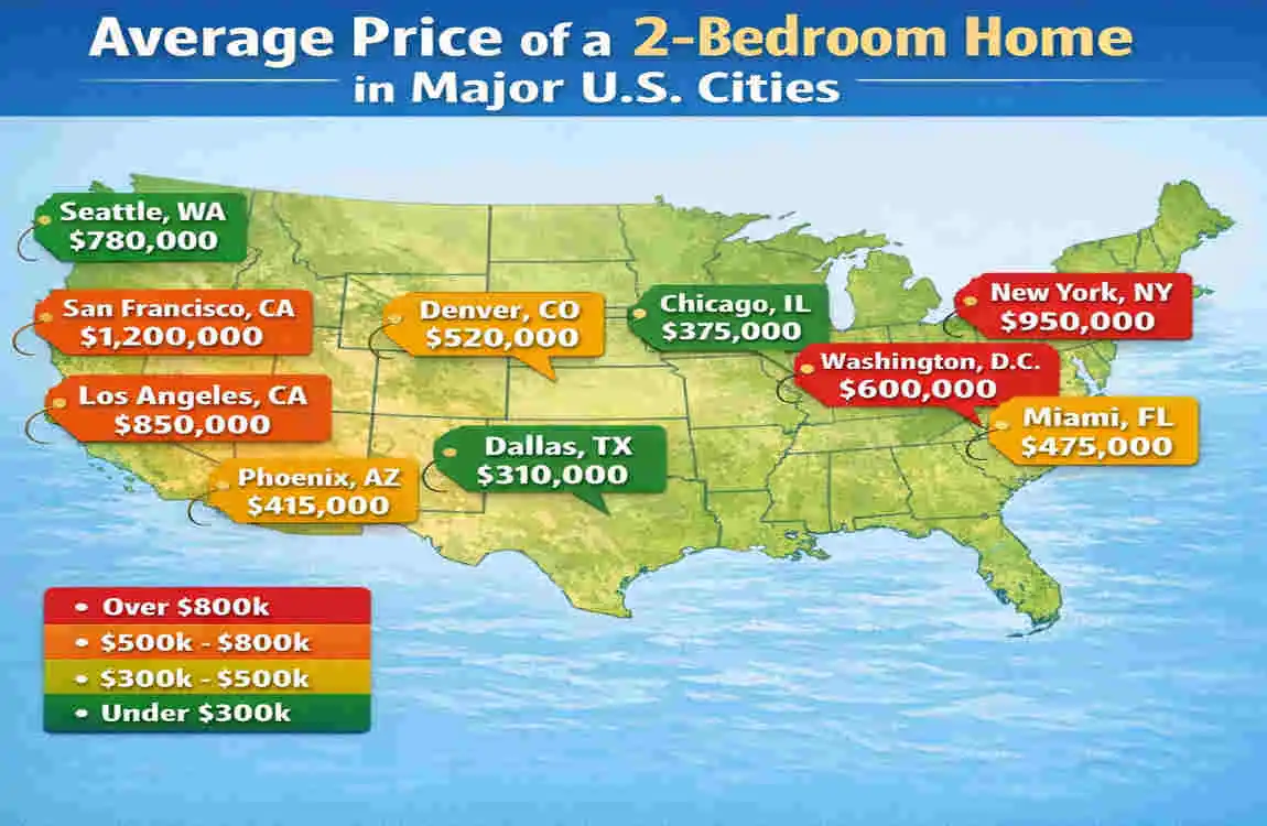How Much Is a 2 Bedroom House