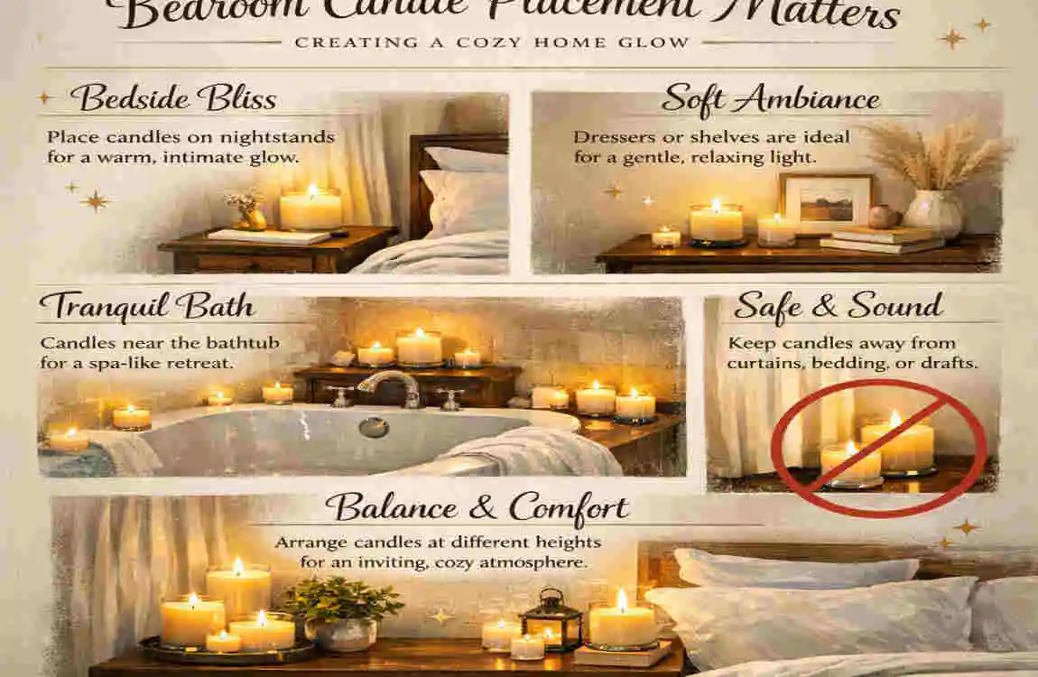 Best Bedroom Spots for Scented Candles: Cozy Home Glow Guide
