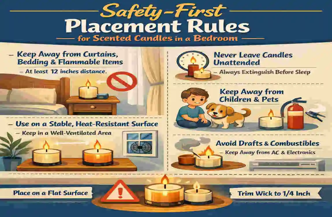 Best Bedroom Spots for Scented Candles: Cozy Home Glow Guide