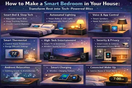 How to Make a Smart Bedroom in Your House: Transform Rest into Tech-Powered Bliss