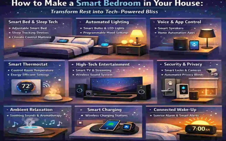 How to Make a Smart Bedroom in Your House: Transform Rest into Tech-Powered Bliss