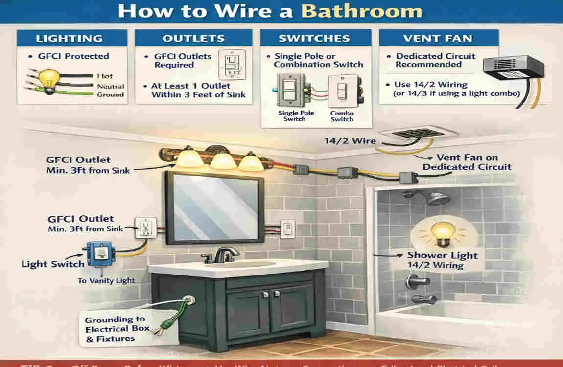 How to Wire a Bathroo