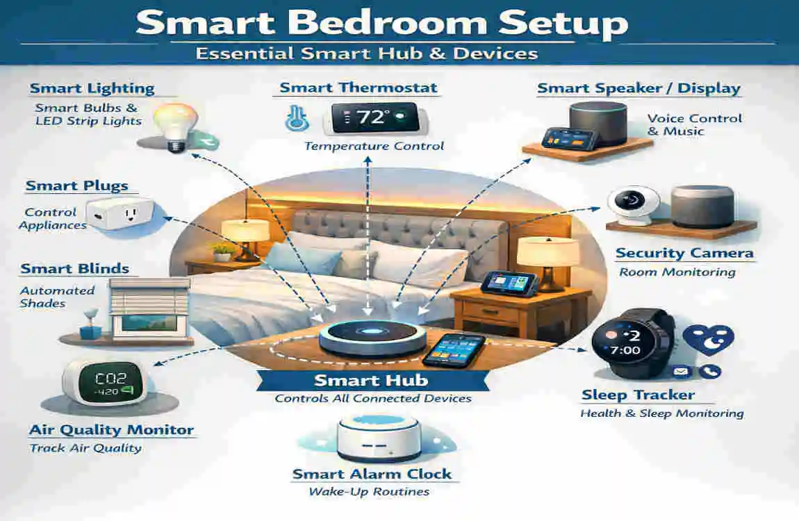 How to Make a Smart Bedroom in Your House: Transform Rest into Tech-Powered Bliss