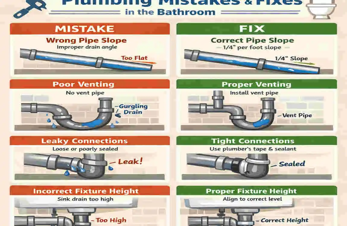 How to House Plumbing a Bathroom