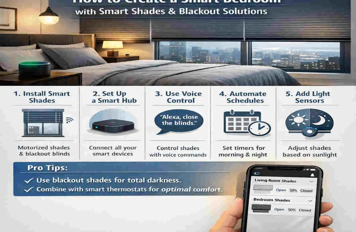 How to Make a Smart Bedroom in Your House: Transform Rest into Tech-Powered Bliss