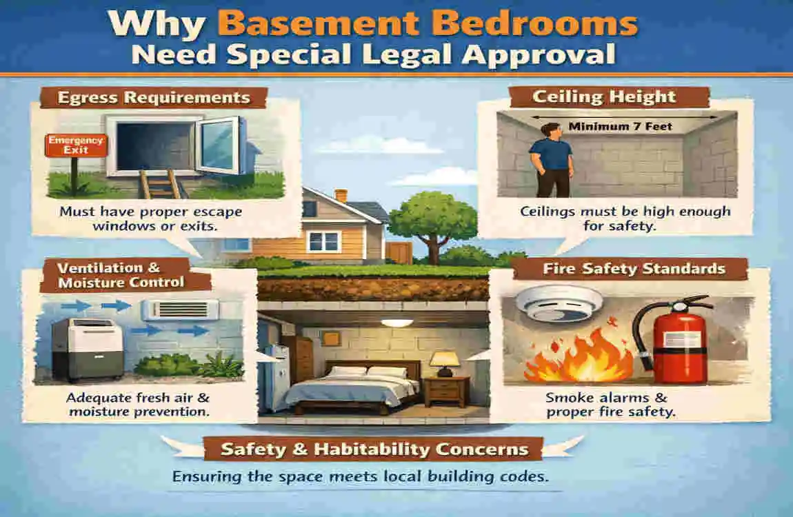 Basement Bedroom