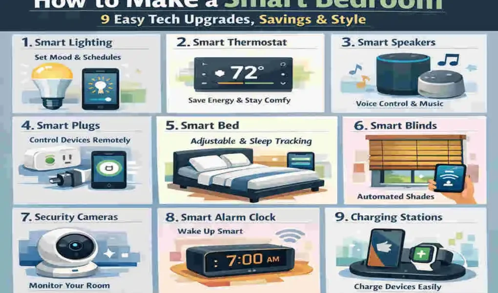 how to make a smart bedroom