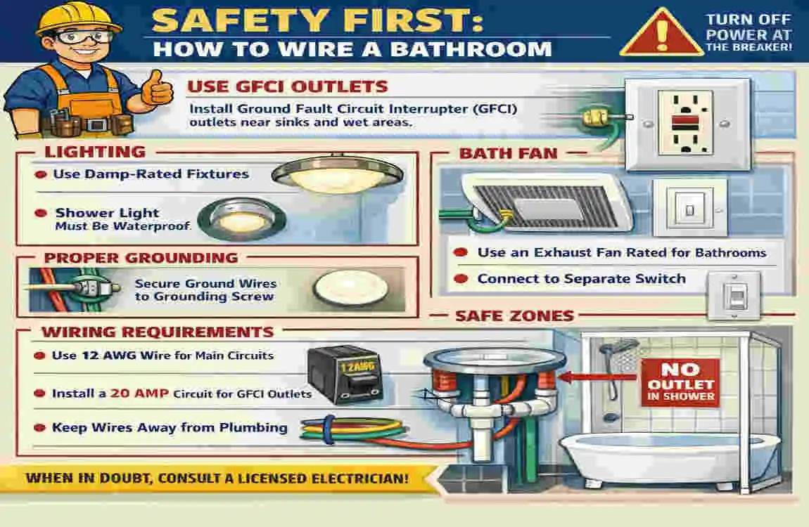 How to Wire a Bathroo