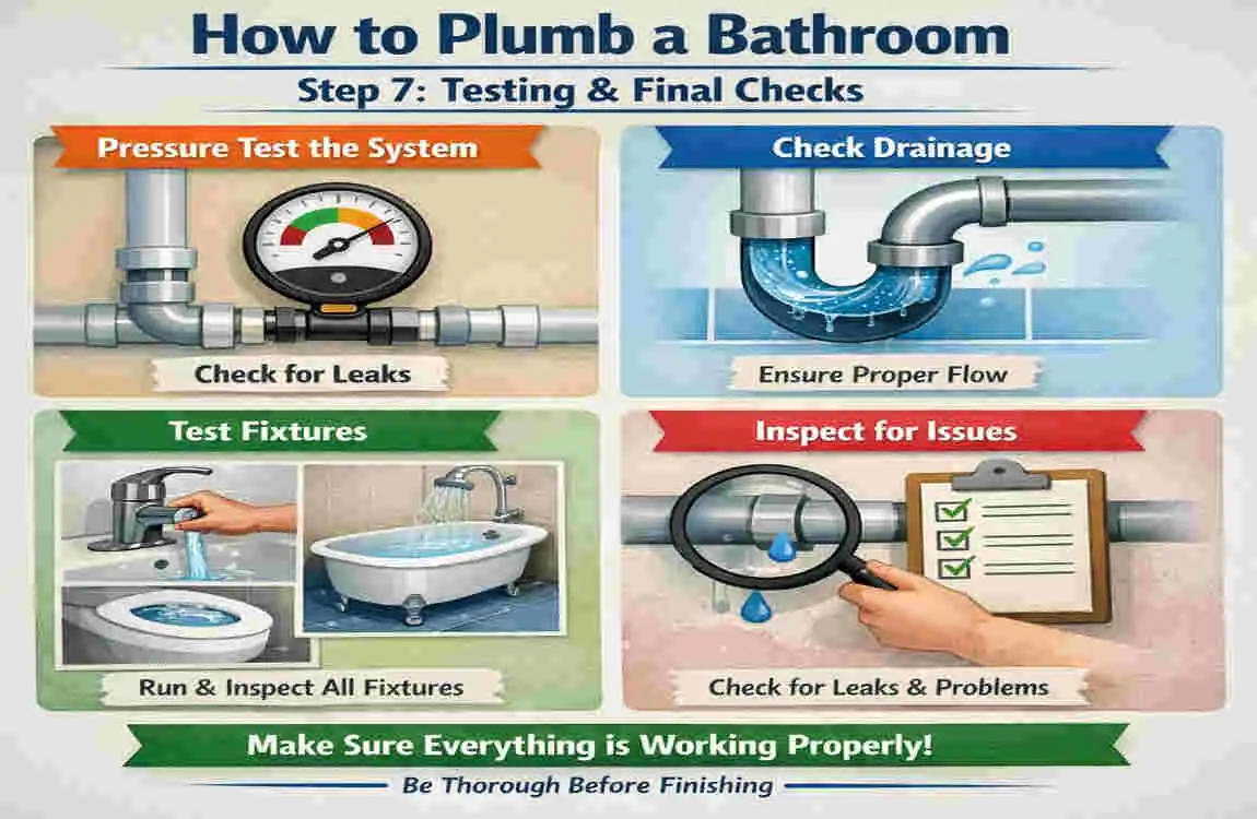 How to House Plumbing a Bathroom