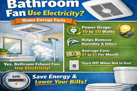 Does Bathroom Fan Use Electricity? Home Energy Facts
