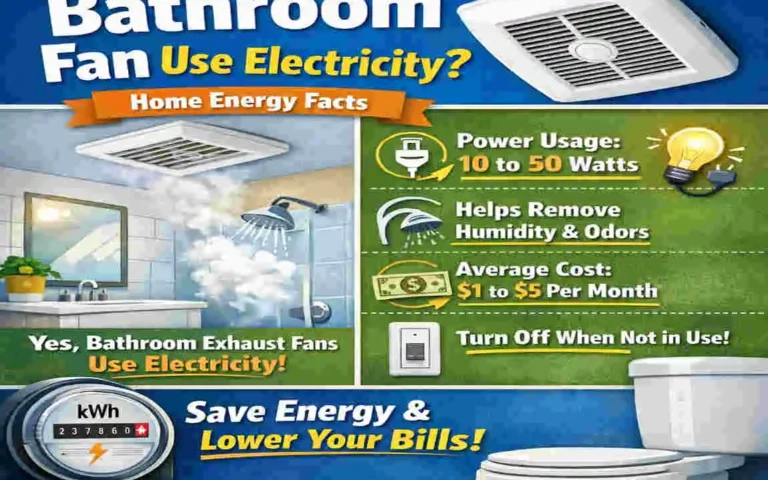 Does Bathroom Fan Use Electricity? Home Energy Facts