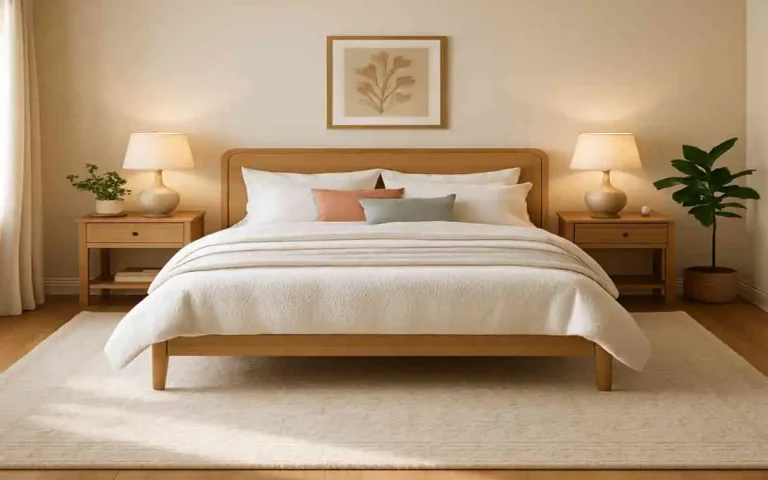 Create a Cozy Bedroom Oasis: How to Perfectly Place a Rug for Style and Comfort in Your Home