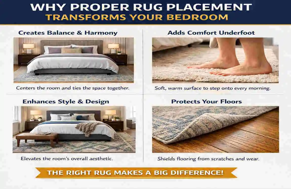 How to Place Rugs in Bedroom: 7 House-Friendly Layouts for Cozy, Stylish Floors