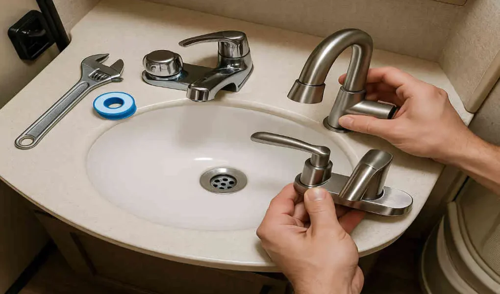 How to Replace Your RV Bathroom Sink Faucet: A Step-by-Step Guide for Your Mobile Home Maintenance