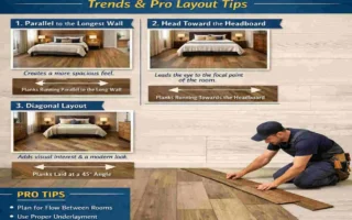 Best Direction for House Vinyl Plank Flooring in Bedrooms