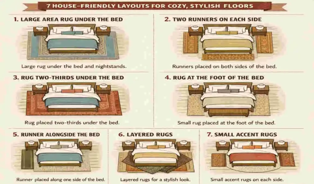 How to Place Rugs in Bedroom: 7 House-Friendly Layouts for Cozy, Stylish Floors