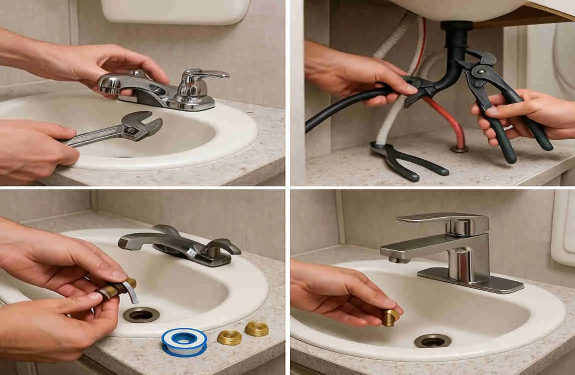 How to Replace Your RV Bathroom Sink Faucet: A Step-by-Step Guide for Your Mobile Home Maintenance