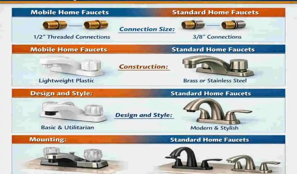 are mobile home faucets different