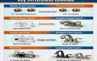 are mobile home faucets different