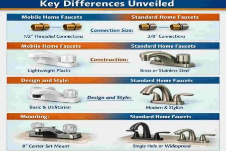 are mobile home faucets different