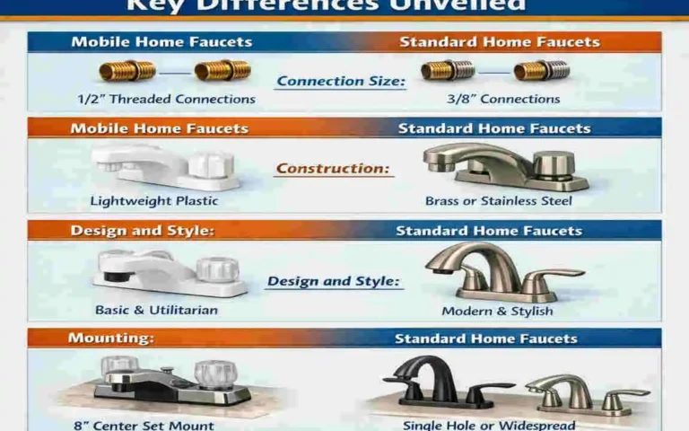 are mobile home faucets different