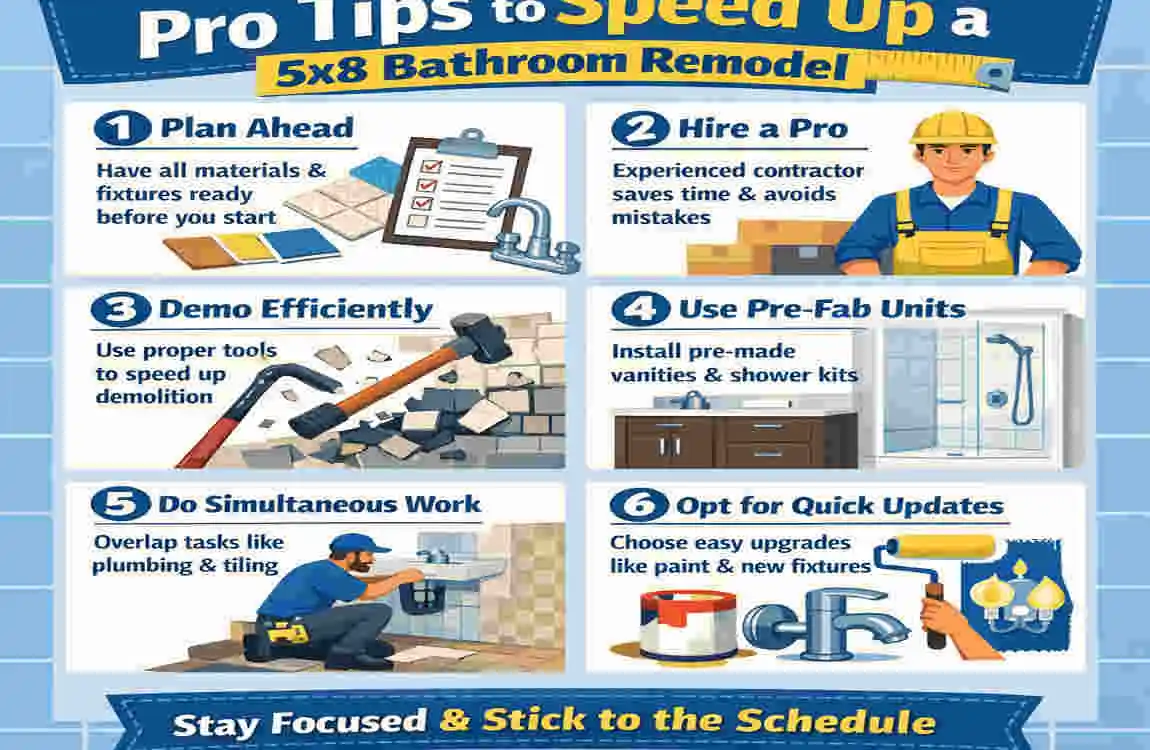 How Long for a 5x8 Bathroom Remodel