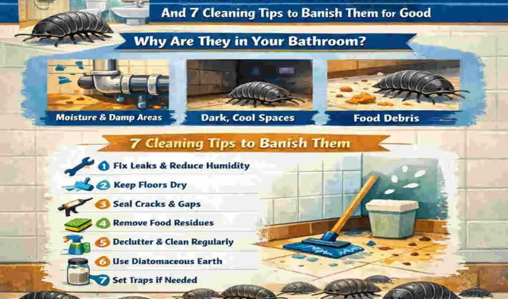 Why Are Rolly Pollies in My Bathroom?