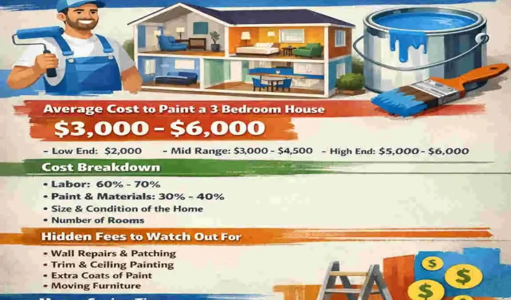 How Much to Paint a 3-Bedroom