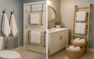 Smart Space Solutions: Where to Hang Wet Towels in a Small Bathroom for a Cozy, Organized Home