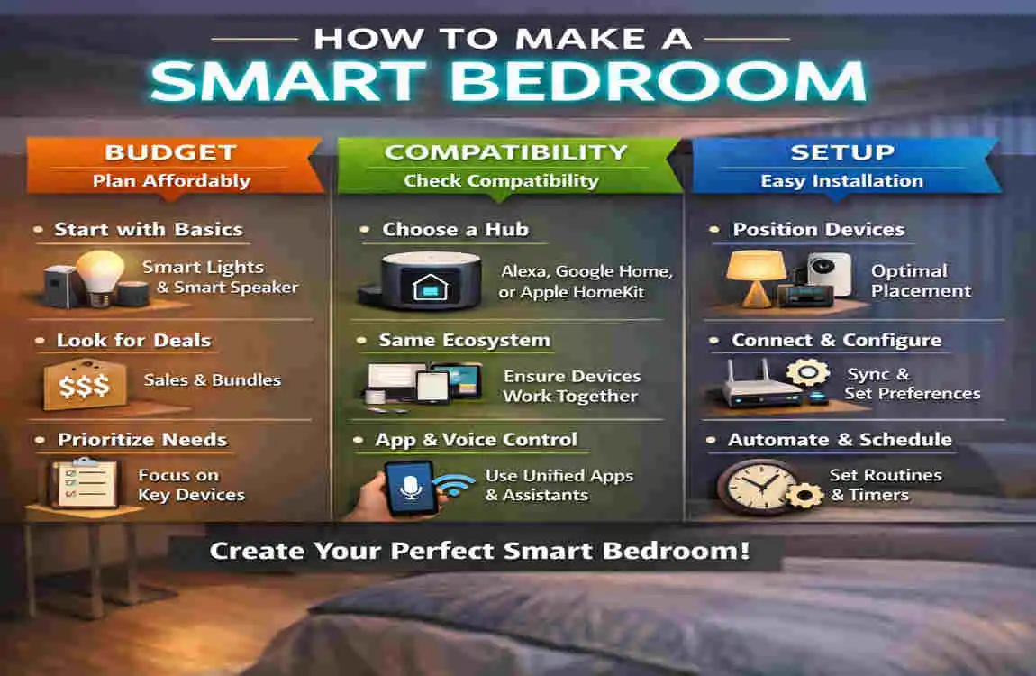 how to make a smart bedroom