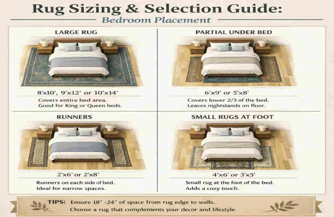 How to Place Rugs in Bedroom: 7 House-Friendly Layouts for Cozy, Stylish Floors